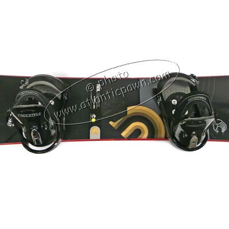 RIDE CONTROL 155 cm SNOWBOARD & BURTON BINDINGS  