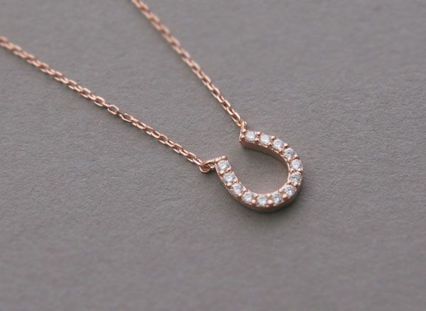   SWAROVSKI NECKLACE   925 sterling silver jewelry Rose Gold Vermeil