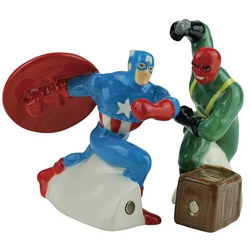   America vs. Red Skull Salt and Pepper Shakers shaker set S & P  