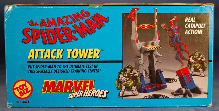 Marvel Super Heroes Spiderman Attack Tower MISB  