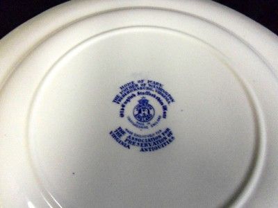   OF WASHINGTON OLD ENGLISH STAFFORDSHIRE PLATE BLUE TRANSFER  