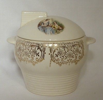 AMERICAN Limoges CHINA DOR TS284 Sugar Bowl & Lid  