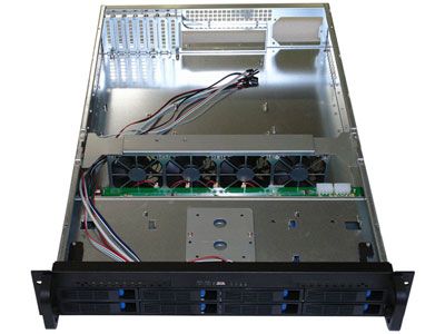   2208 Steel 2U mount Chassis 8x Hot Swap professional equipment  