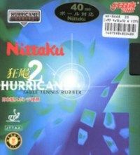 Nittaku Hurricane 2 rubber japanese sponge table tennis  