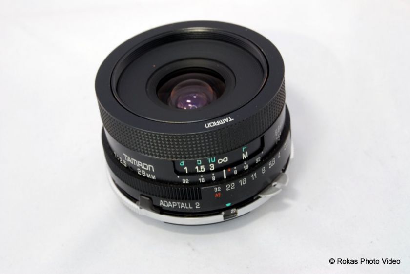 Nikon Tamron 28mm f2.5 lens Ai S Adaptall 2 BBAR MINT  