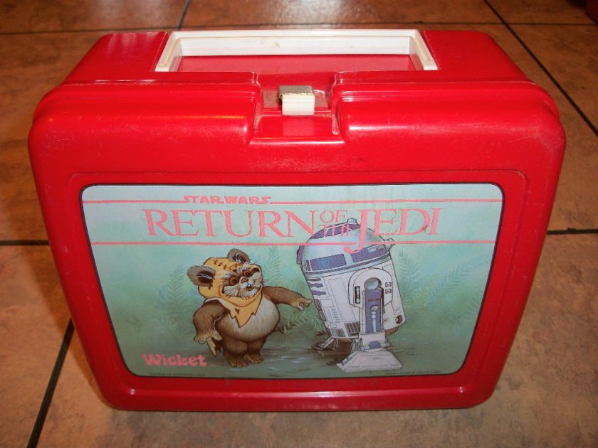 1983 STAR WARS  RETURN OF THE JEDI   PLASTIC LUNCHBOX  