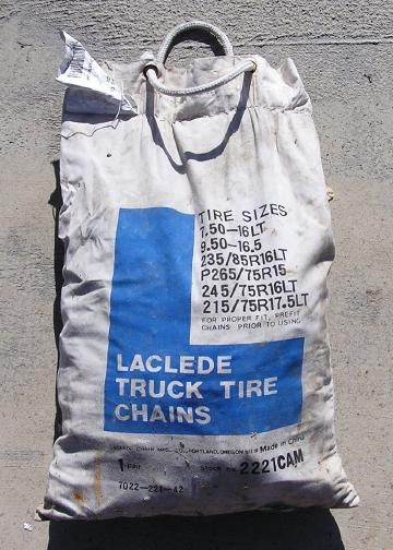 LACLEDE TRUCK TIRE CHAINS Stock No. 2221CAM Used Once  