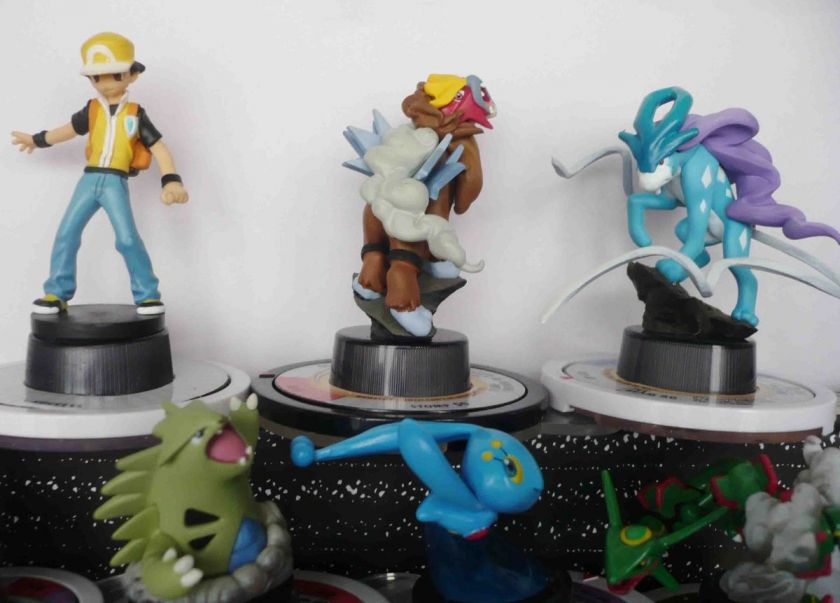 10 Pokemon Pikachu ENTEI SNORLAX RAYQUAZA TYRANITAR SEVIPER MANAPHY 