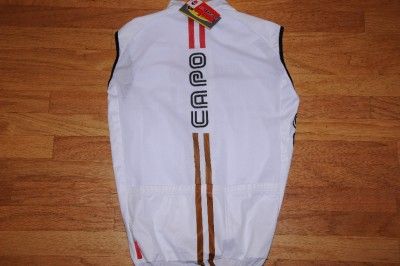 New Capoforma Dorato Gran Fondo Wind Vest White LG  