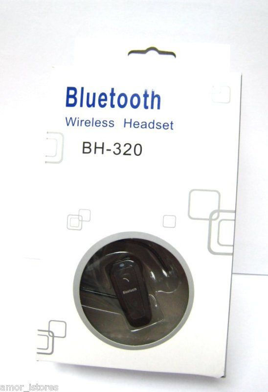 Universal Bluetooth Wireless Headset wif Euro Charger  