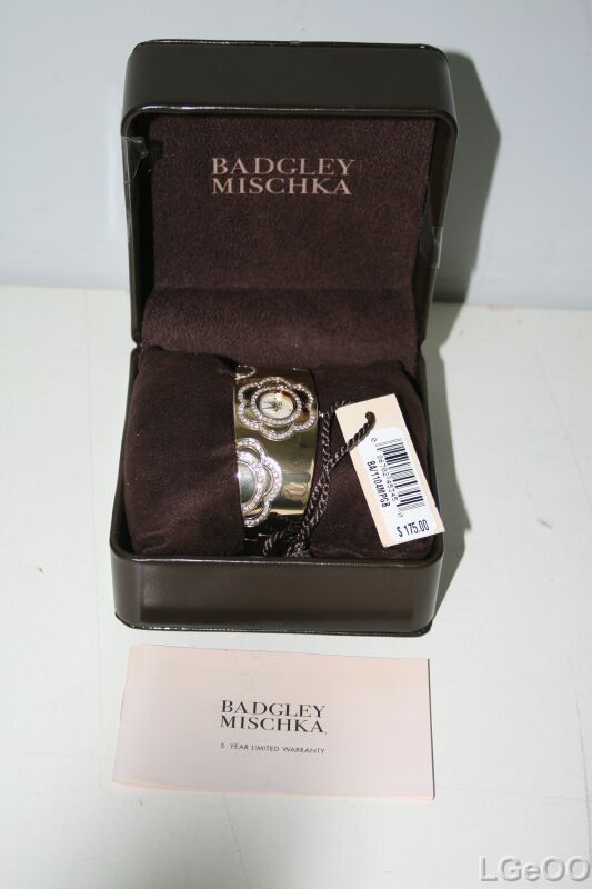 Badgley Mischka BA1104MPGB Women`s Swarovski Watch 400004883737  